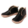 Bilbao Black Split Leather Lace-up Boots Men sold by UIN Footwear