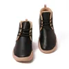 Bilbao Black Split Leather Lace-up Boots Men sold by UIN Footwear