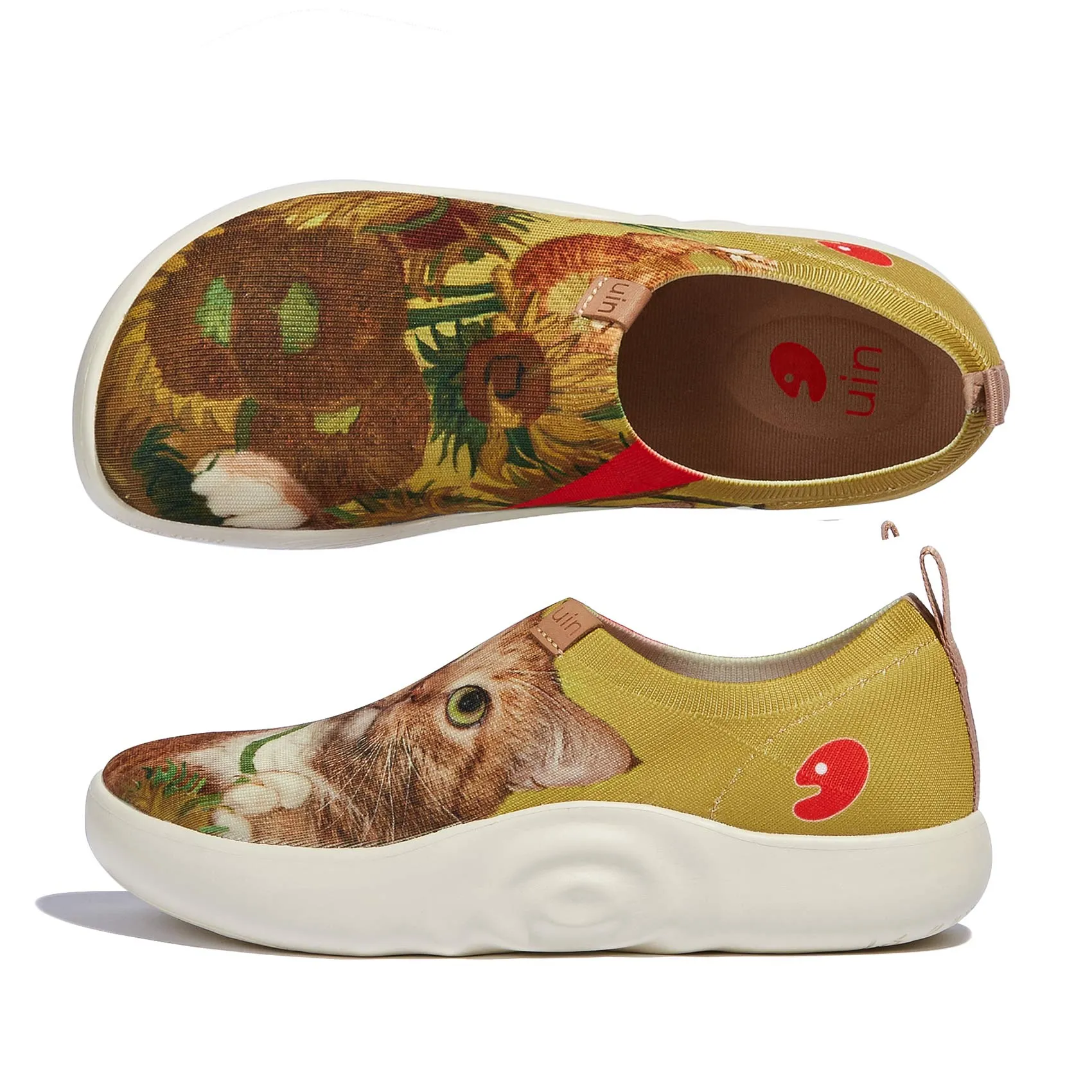 Sunflowers and Cat Toledo X Women sold by UIN Footwear