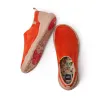 Cuenca Orange Red Cow Suede Women sold by UIN Footwear