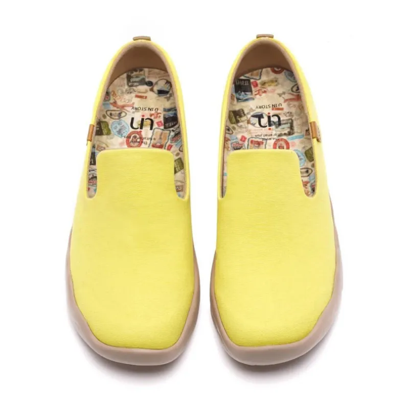 Barcelona Canvas Yellow sold by UIN Footwear