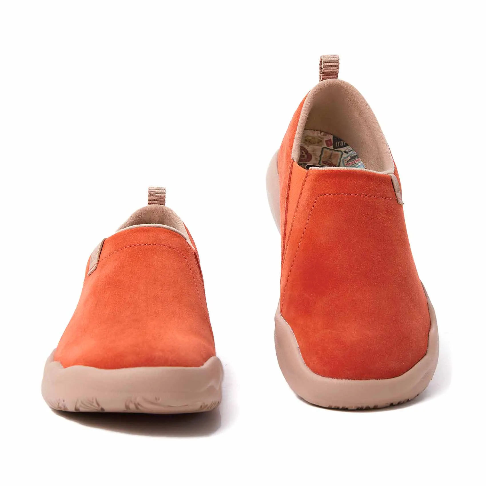 Toledo II Orange Red Cow Suede Women sold by UIN Footwear product image thumbnail 2