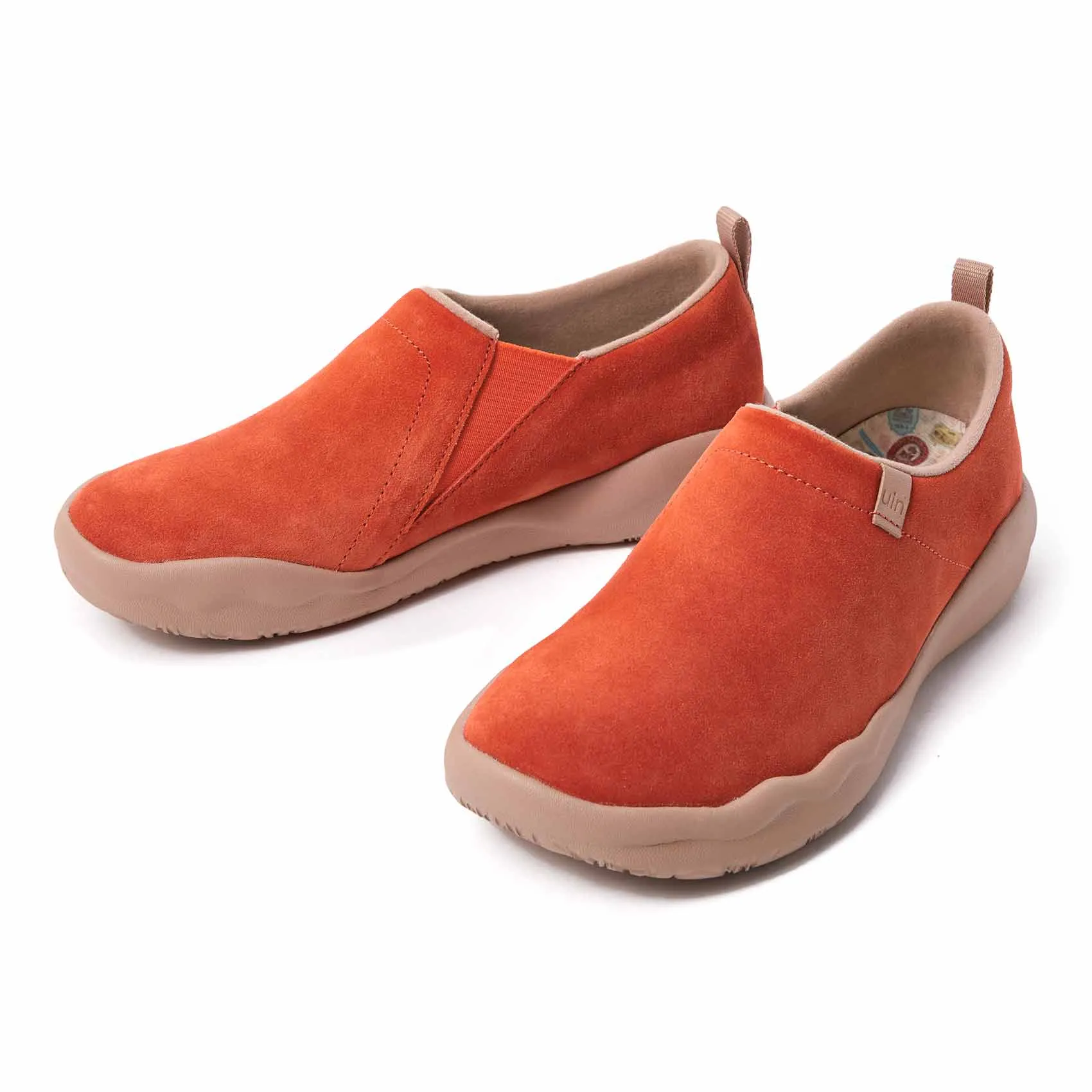 Toledo II Orange Red Cow Suede Women sold by UIN Footwear product image thumbnail 5