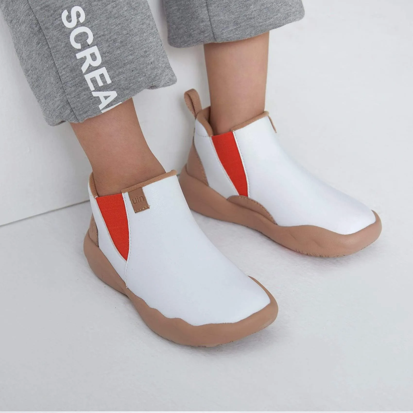 Bright White Granada Kid sold by UIN Footwear product image thumbnail 3