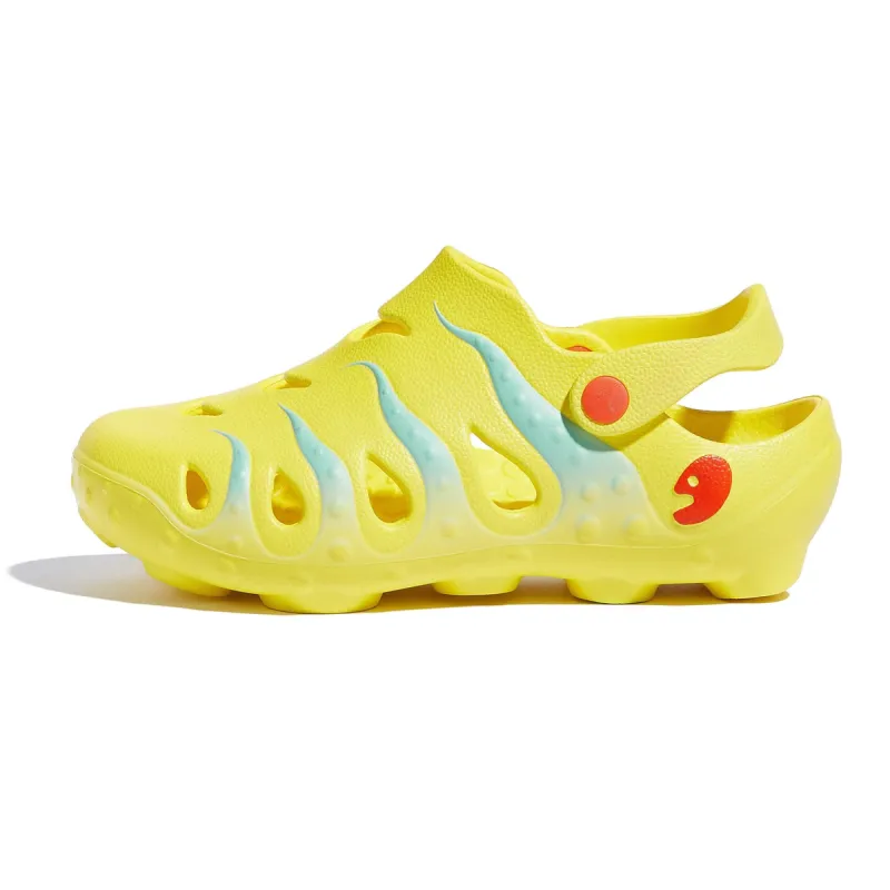 Yellow & Glass Blue Octopus I Women sold by UIN Footwear