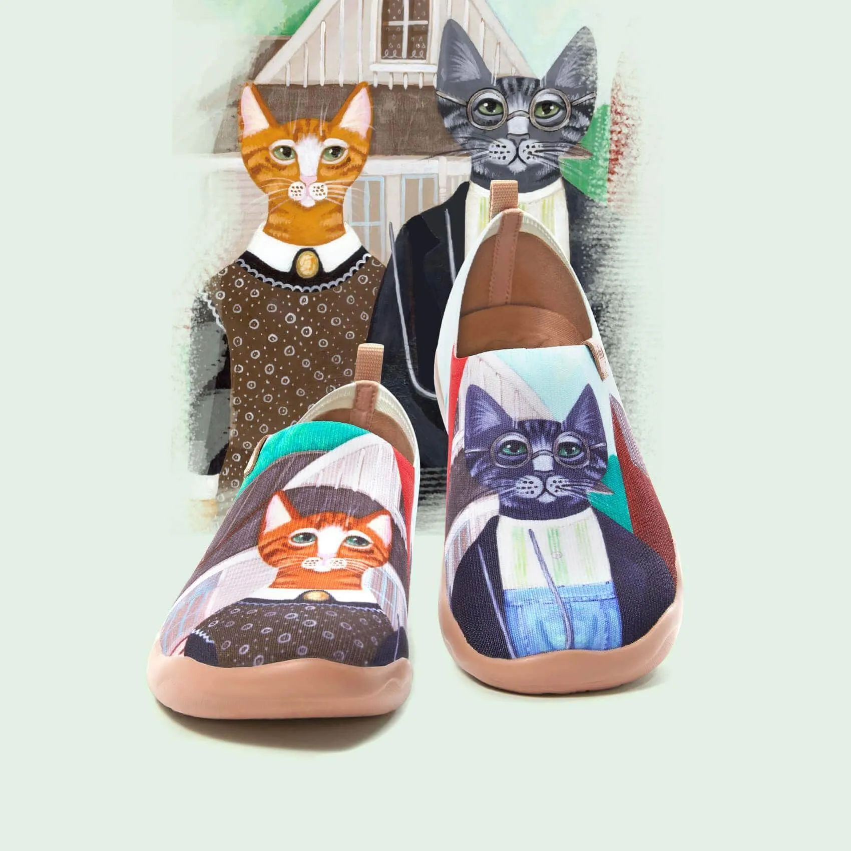 Cat Couple Women sold by UIN Footwear product image thumbnail 2