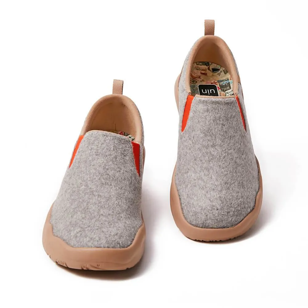 Cuenca Light Grey Wool Men sold by UIN Footwear product image thumbnail 4