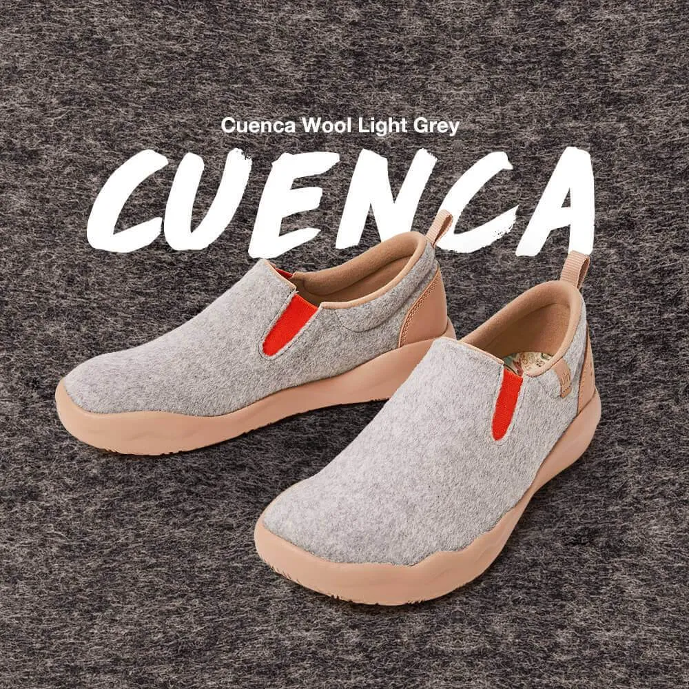 Cuenca Light Grey Wool Men sold by UIN Footwear product image thumbnail 2