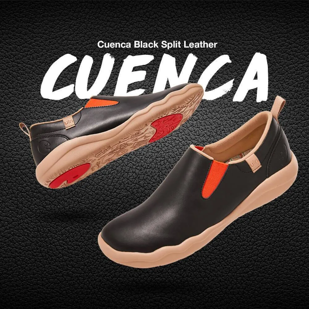 Cuenca Black Split Leather Men sold by UIN Footwear product image thumbnail 2