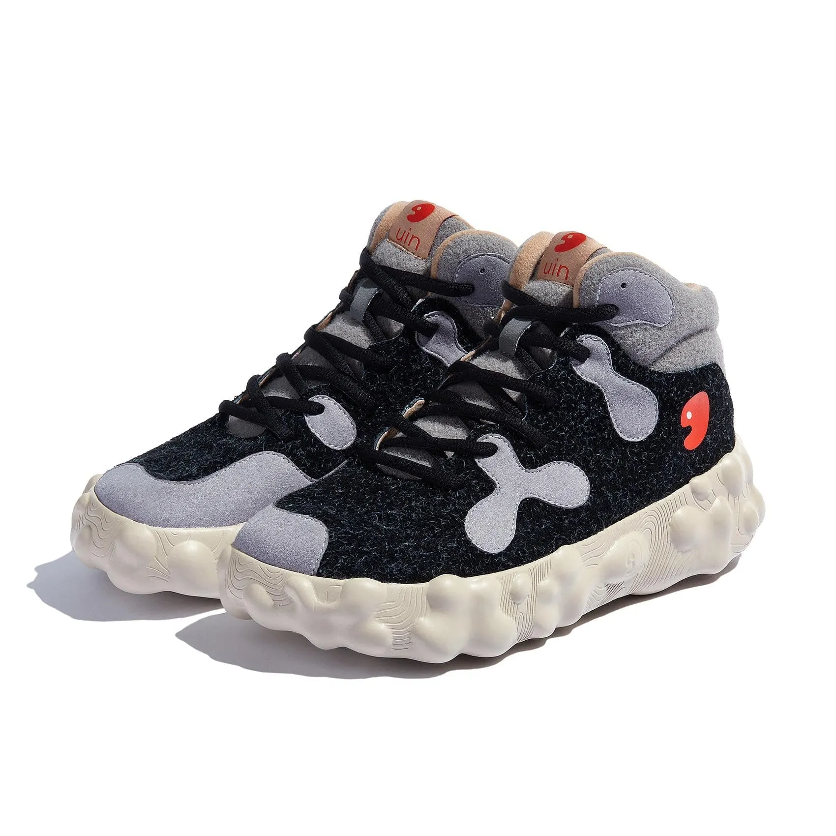 Fluffy Black Figueras III Men sold by UIN Footwear product image thumbnail 2