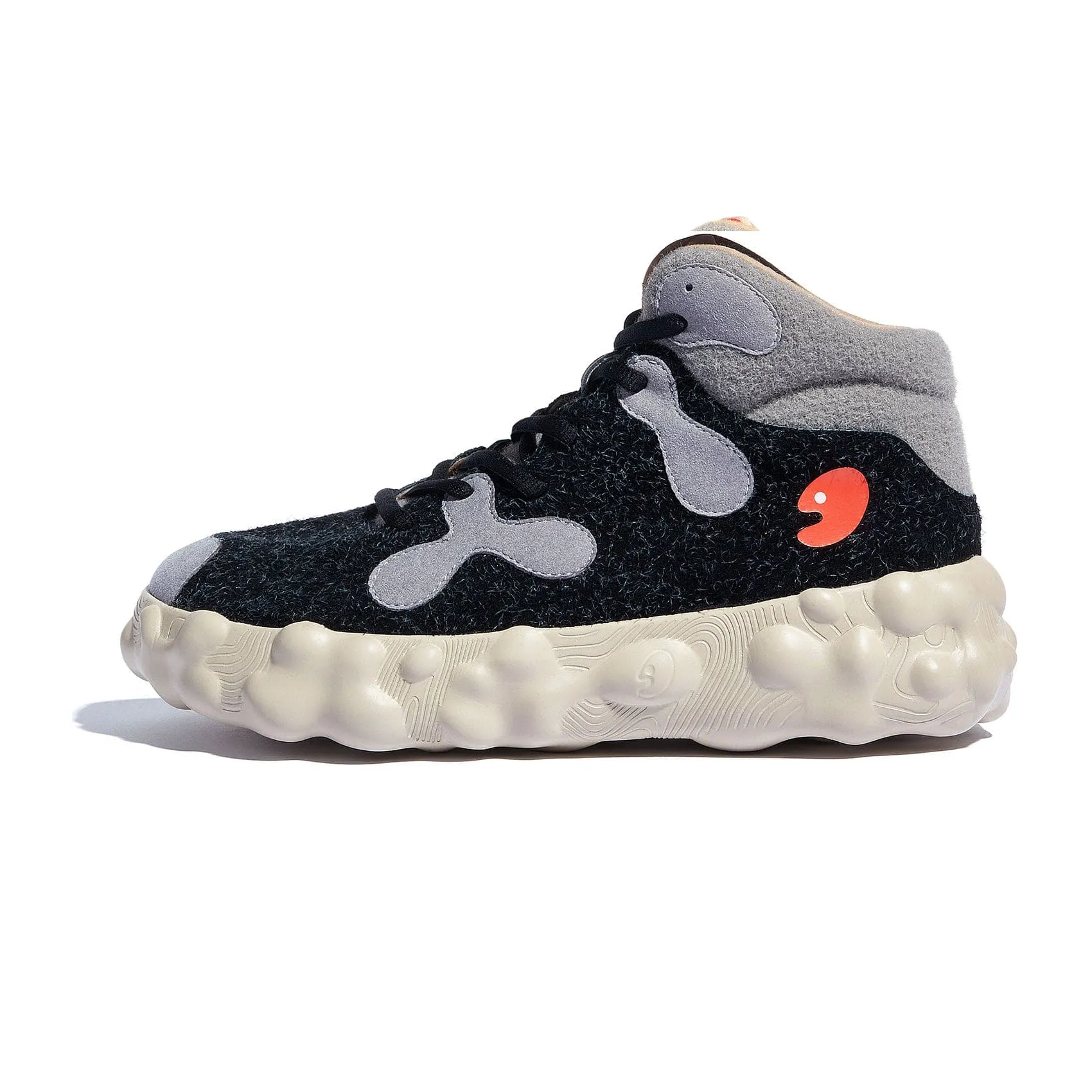 Fluffy Black Figueras III Men sold by UIN Footwear