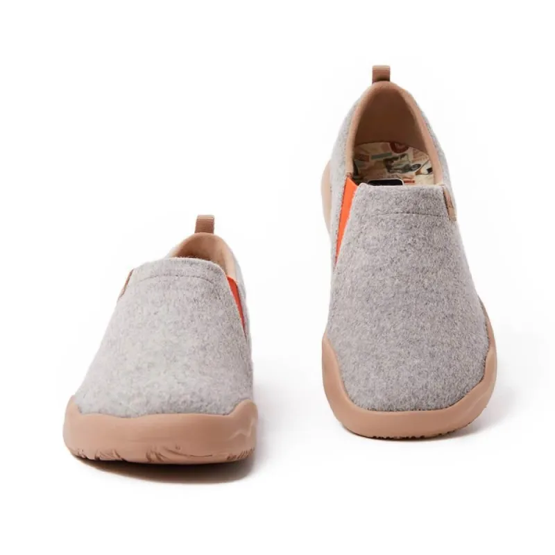 Toledo II Light Grey Wool Women sold by UIN Footwear
