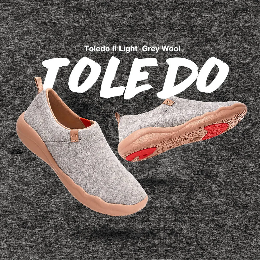 Toledo II Light Grey Wool Women sold by UIN Footwear product image thumbnail 2
