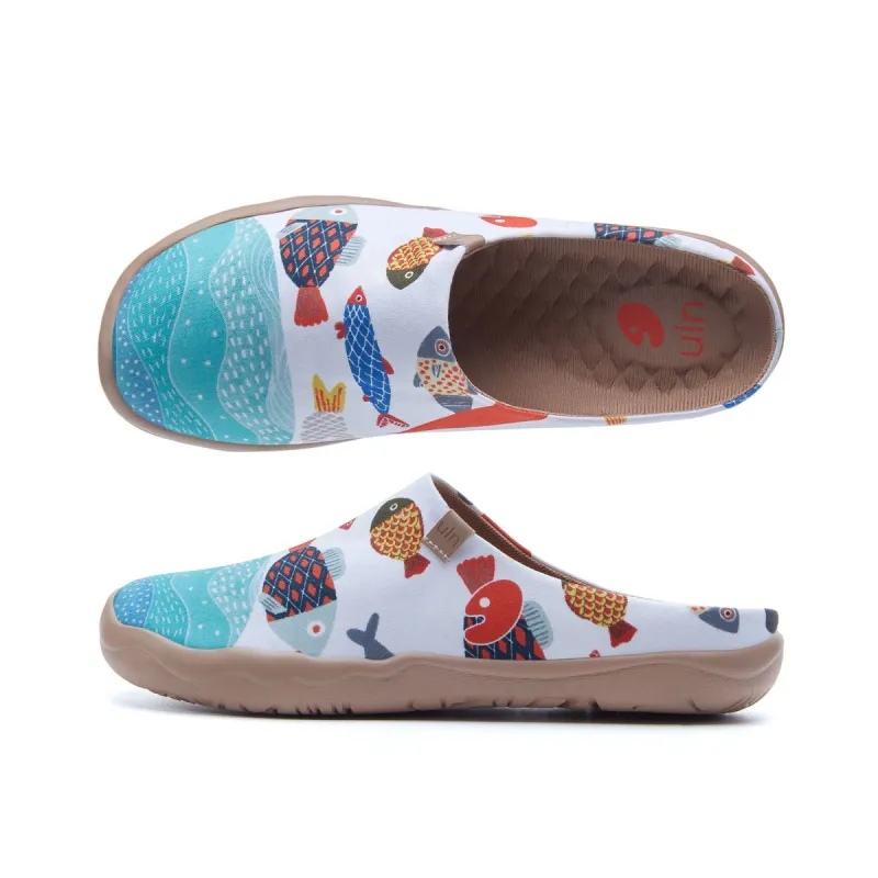 Happy Fish Women Slipper-US Local Delivery sold by UIN Footwear