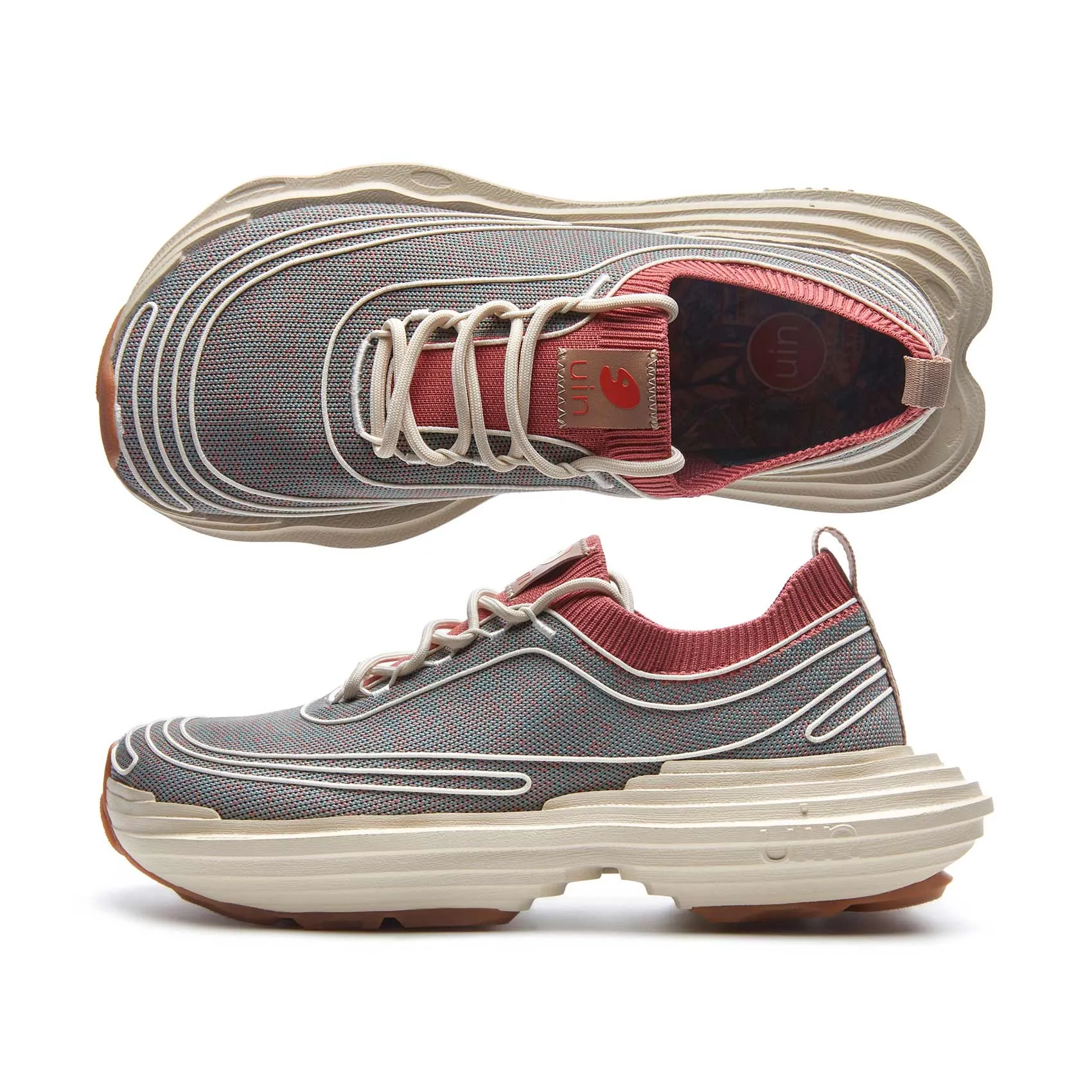 Reddish Grey Rock Layer B2 Men sold by UIN Footwear