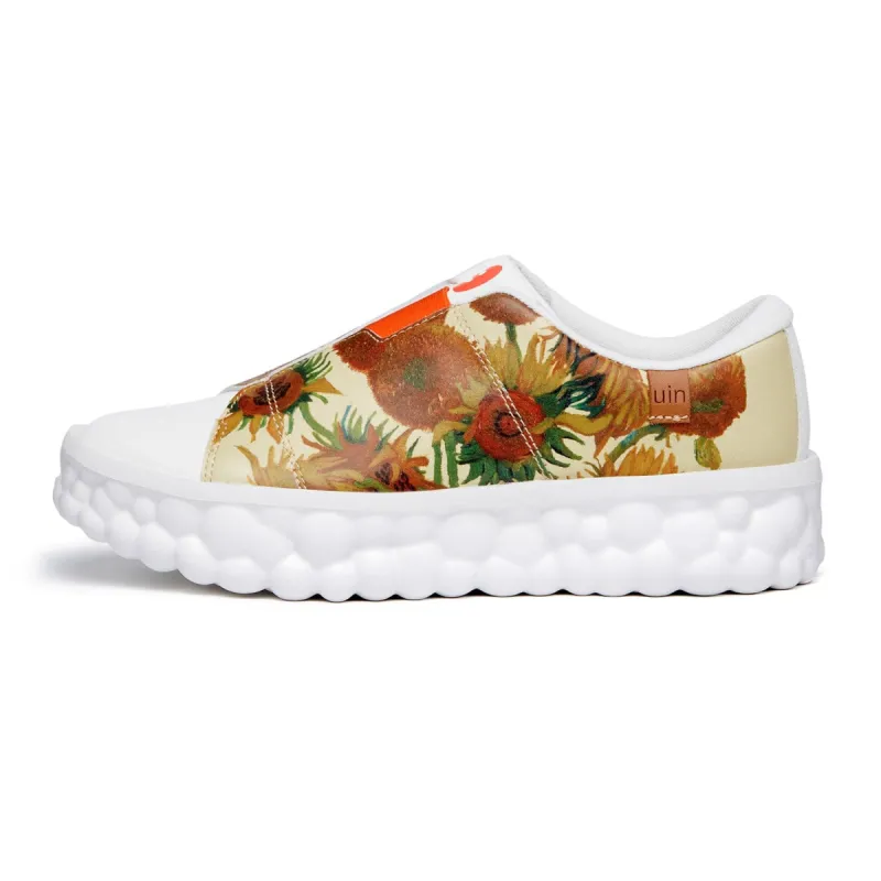 Van Gogh Sunflowers Las Ramblas Men sold by UIN Footwear
