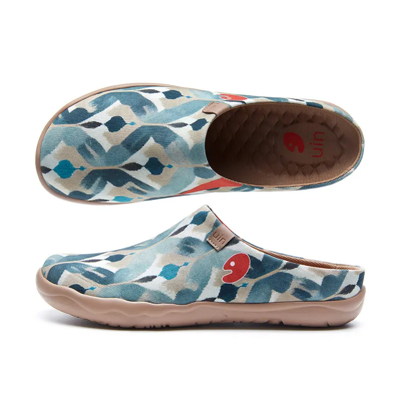 Watercolor Floral Drawing Malaga Women sold by UIN Footwear