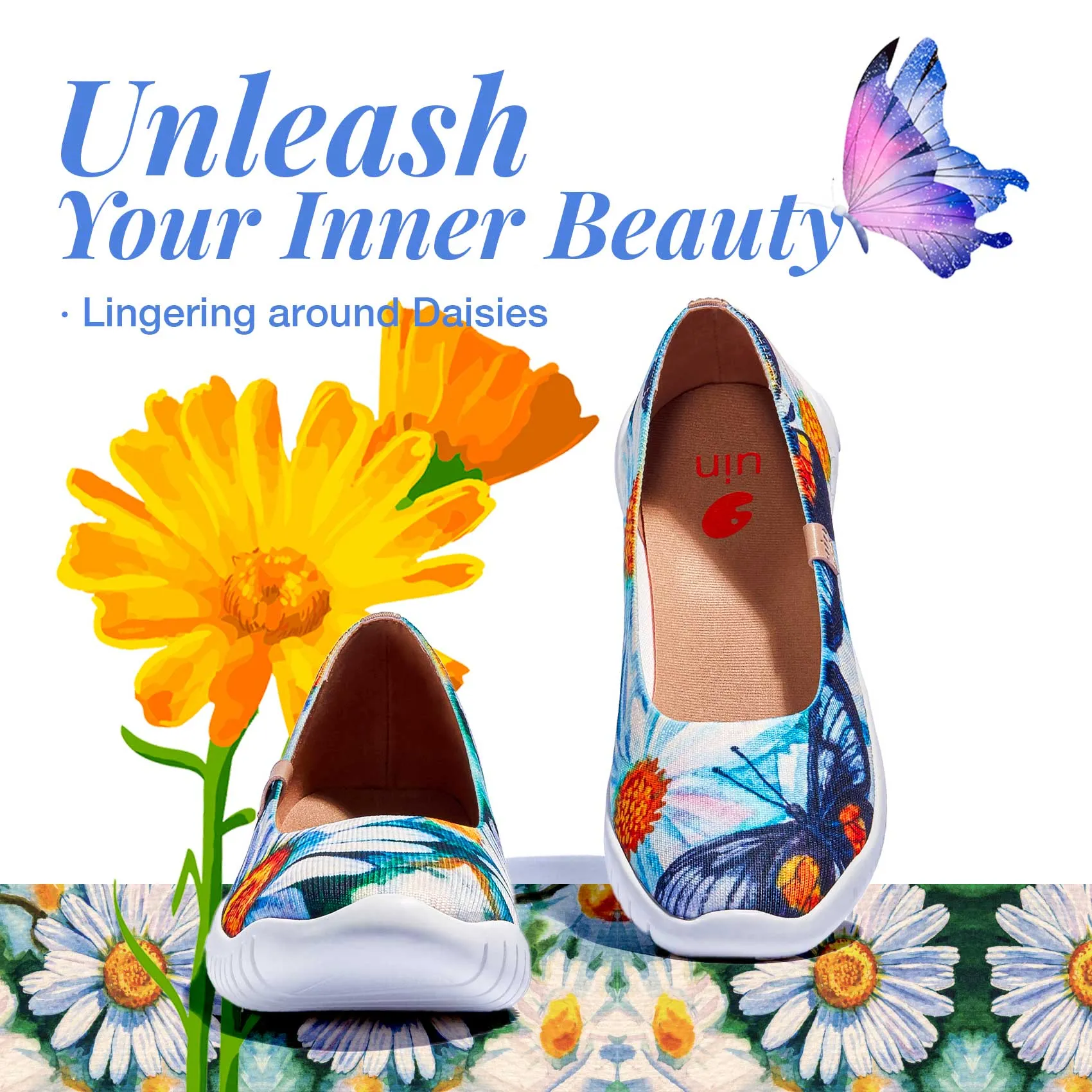 Lingering Around Daisies Menorca III Women sold by UIN Footwear product image thumbnail 2