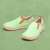 Cuenca Pastel Green Microfiber Suede Women sold by UIN Footwear