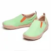 Cuenca Pastel Green Microfiber Suede Women sold by UIN Footwear