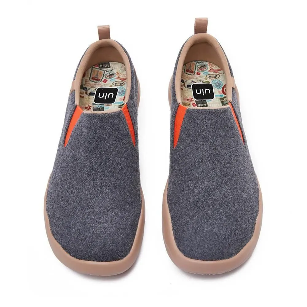Cuenca Deep Grey Wool Men sold by UIN Footwear