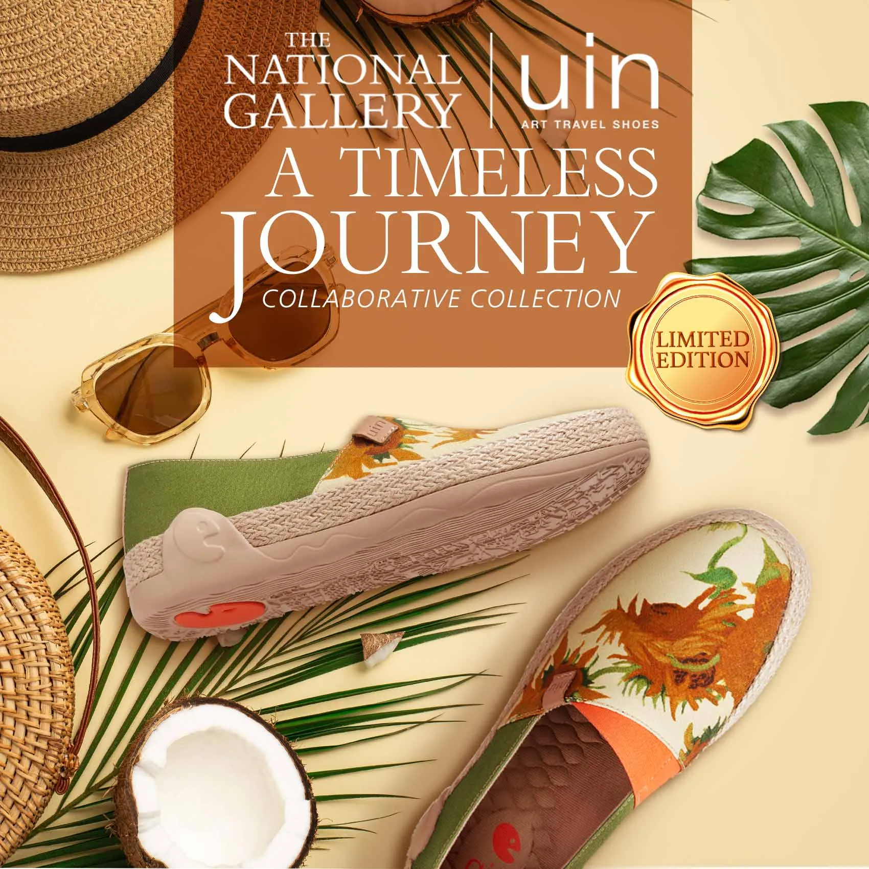 Van Gogh Sunflowers Marbella I Women sold by UIN Footwear product image thumbnail 2