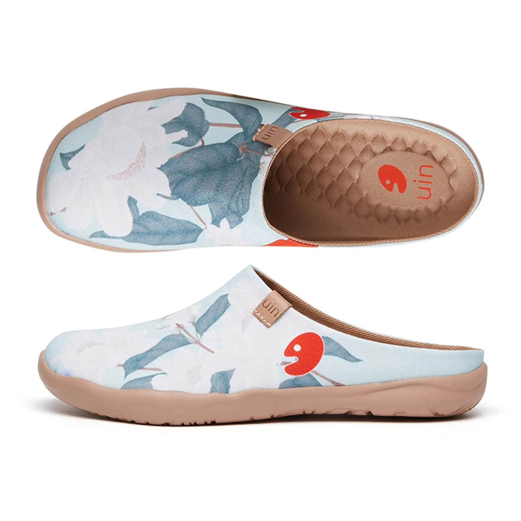 Minty Peony Malaga Slipper Women sold by UIN Footwear