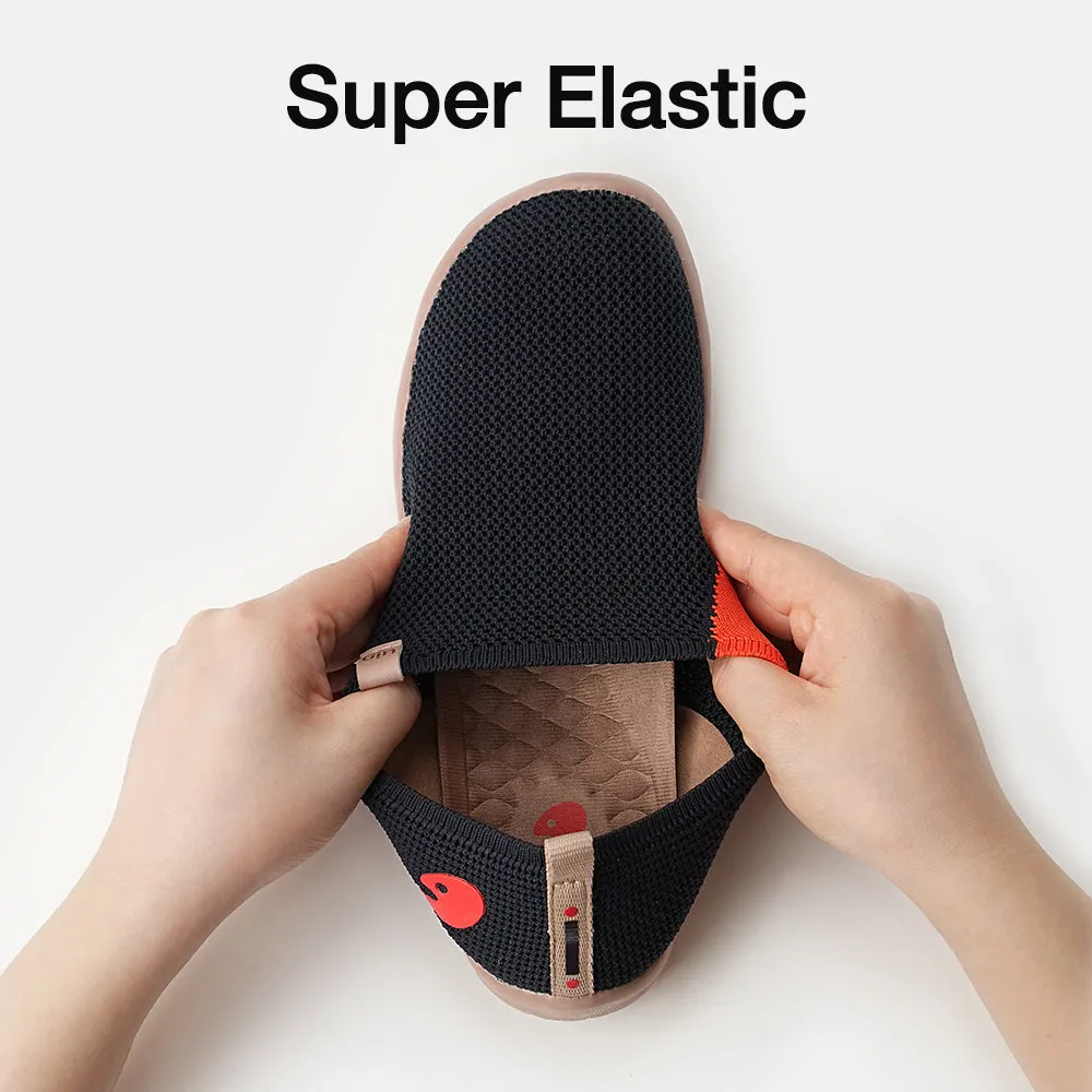 Toledo Knitted Dark Black Women-US Local Delivery sold by UIN Footwear product image thumbnail 4