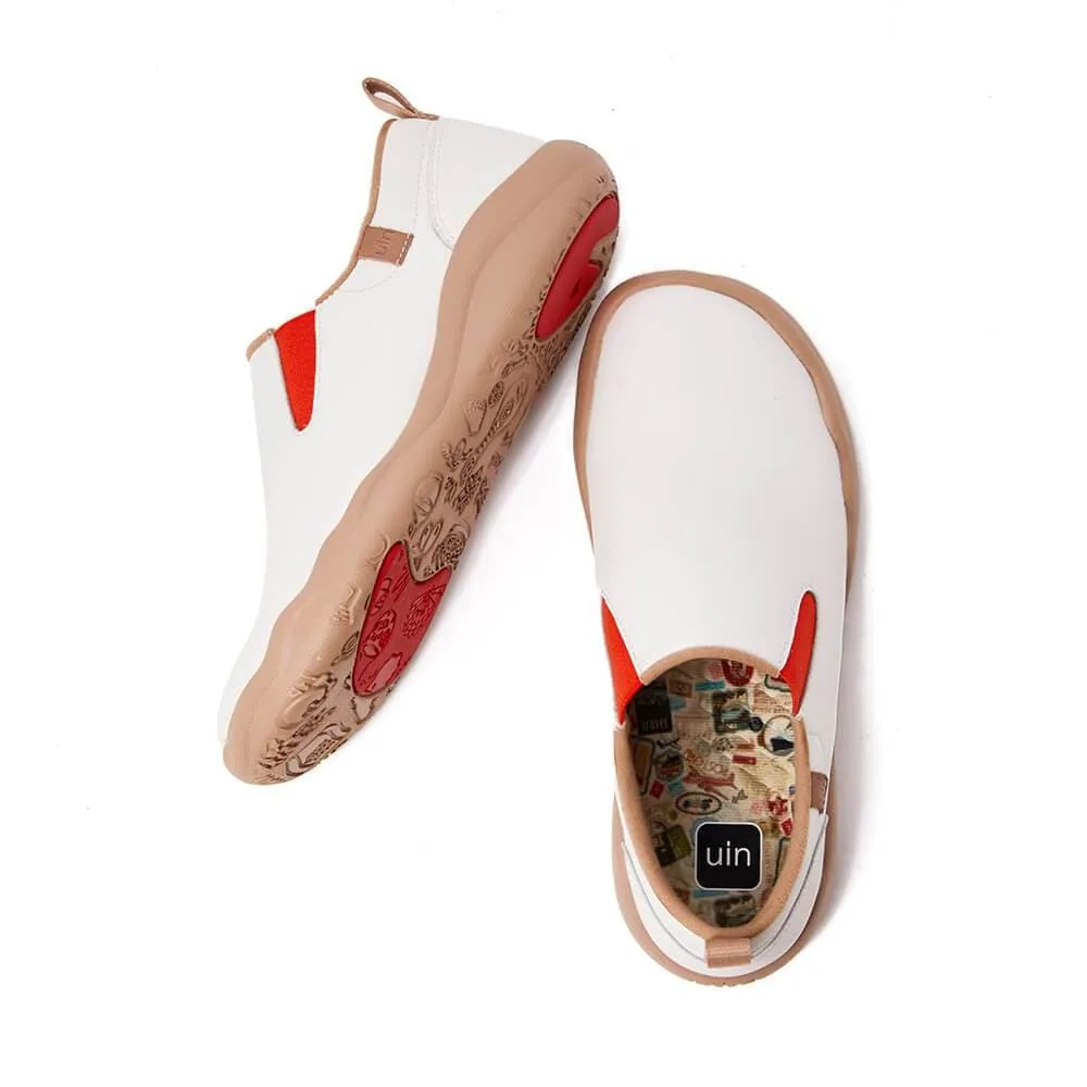 Cuenca White Split Leather Men sold by UIN Footwear product image thumbnail 4