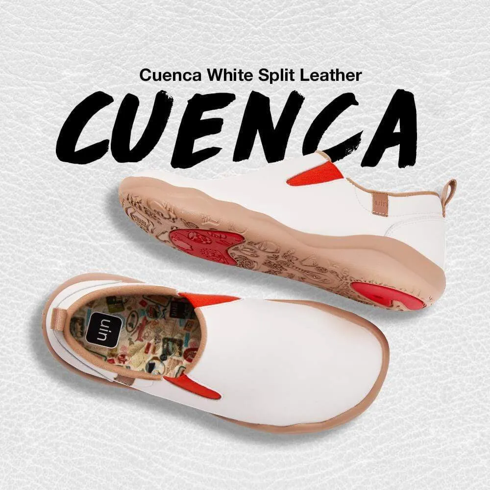 Cuenca White Split Leather Men sold by UIN Footwear product image thumbnail 2