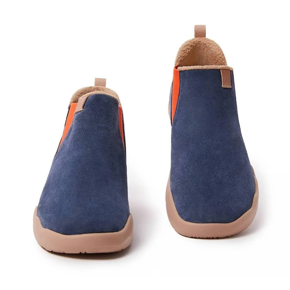 Granada Deep Blue Cow Suede Boots Men sold by UIN Footwear product image thumbnail 3