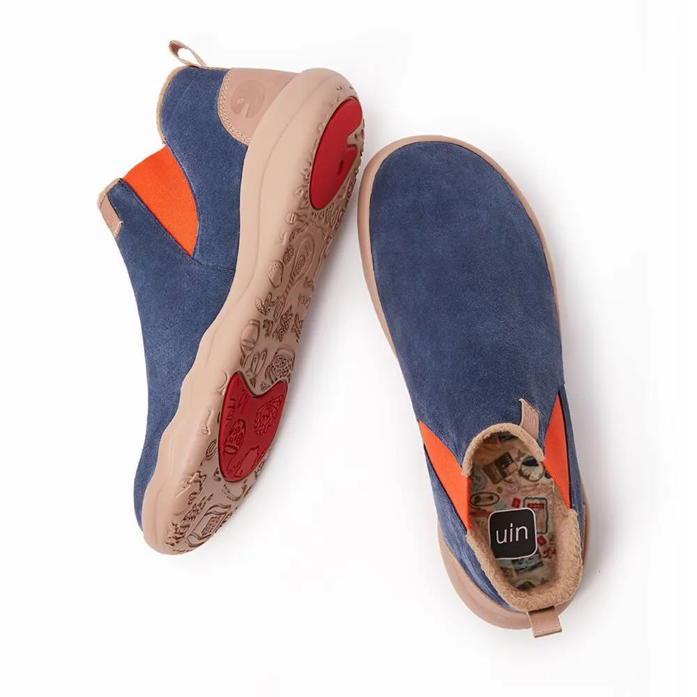 Granada Deep Blue Cow Suede Boots Men sold by UIN Footwear product image thumbnail 5