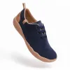 Segovia Deep Blue Cow Suede Lace-up Shoes Men sold by UIN Footwear