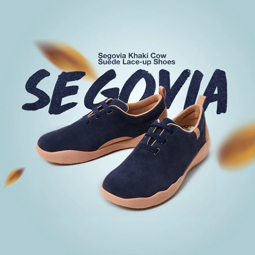 Segovia Deep Blue Cow Suede Lace-up Shoes Men sold by UIN Footwear product image thumbnail 2