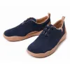 Segovia Deep Blue Cow Suede Lace-up Shoes Men sold by UIN Footwear