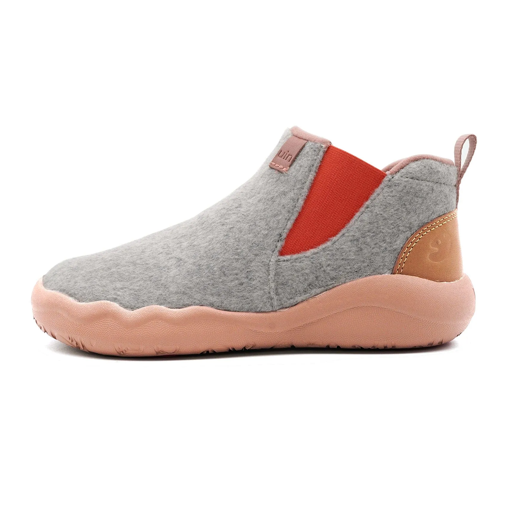 Granada Light Grey Wool Boots Men sold by UIN Footwear