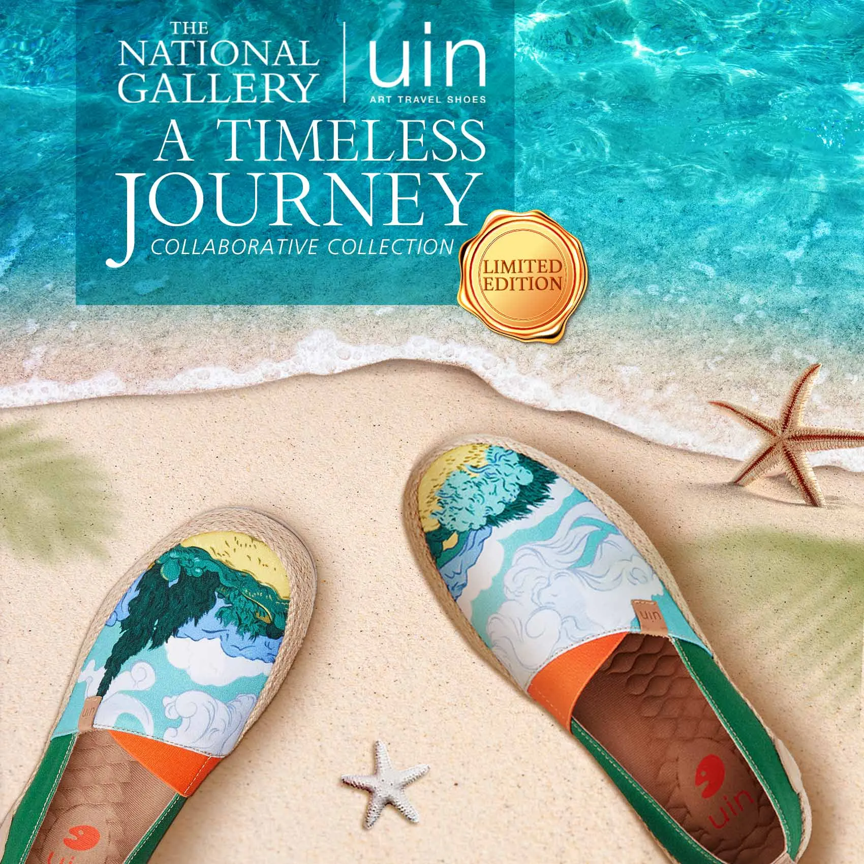 Van Gogh Wheatfield with Cypresses Marbella I Women sold by UIN Footwear product image thumbnail 2