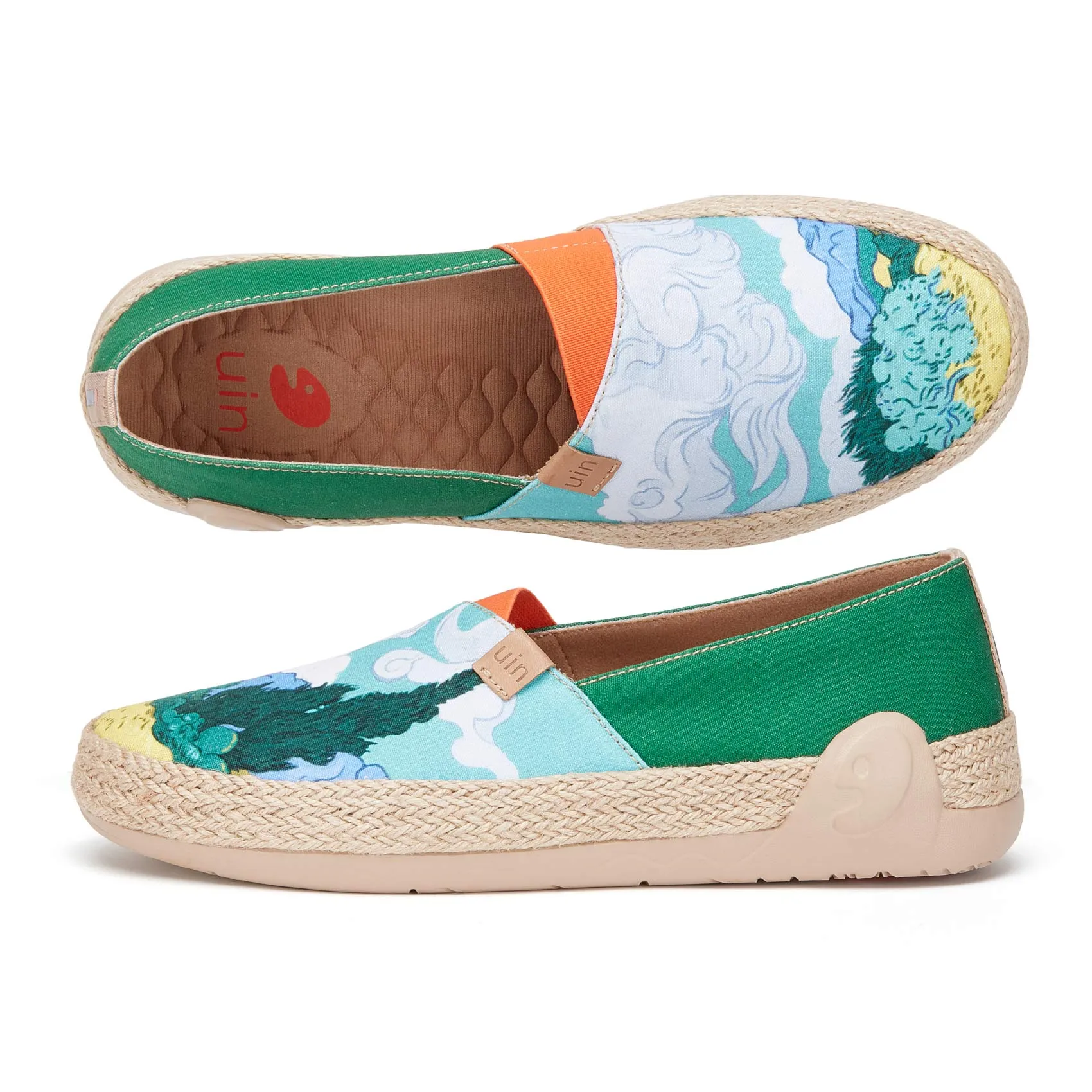 Van Gogh Wheatfield with Cypresses Marbella I Women sold by UIN Footwear