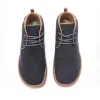 Bilbao Deep Grey Wool Lace-up Boots Men sold by UIN Footwear