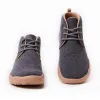 Bilbao Deep Grey Wool Lace-up Boots Men sold by UIN Footwear