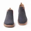 Granada Deep Grey Wool Boots Men sold by UIN Footwear