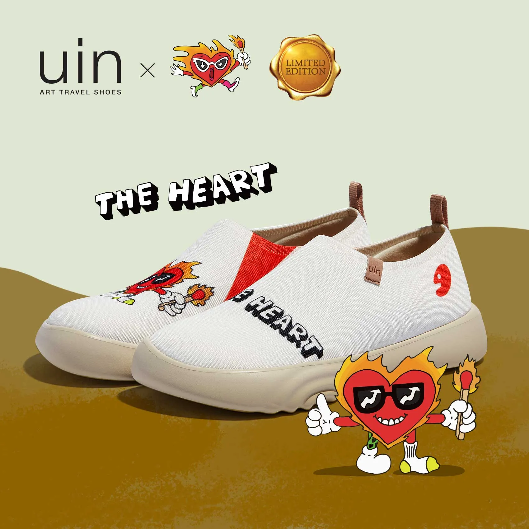 The Heart on Fire Toledo XV Women sold by UIN Footwear product image thumbnail 2