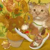 Sunflowers and Cat Toledo X Men sold by UIN Footwear