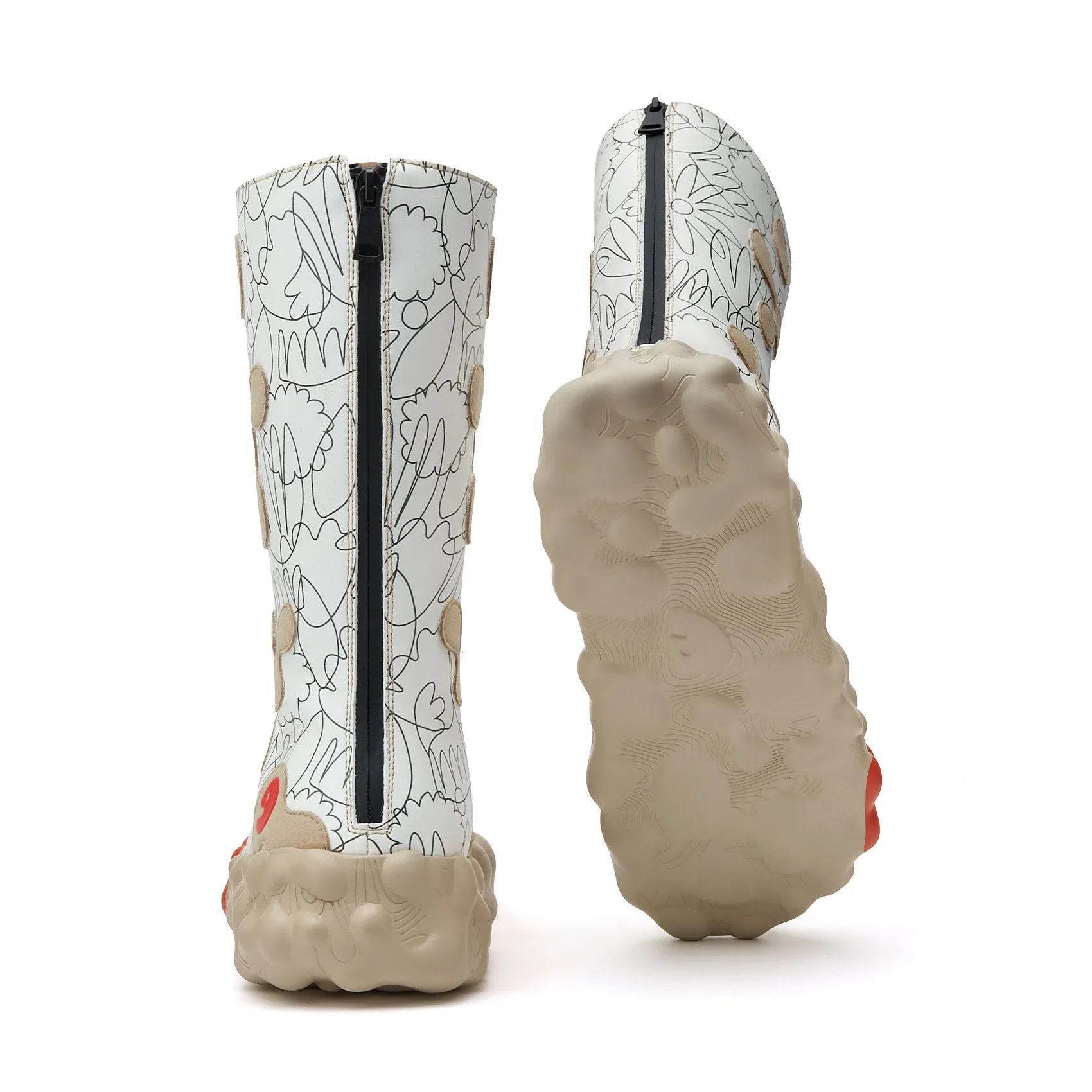 Hand-painted Leaves 2 Figueras VI Women sold by UIN Footwear product image thumbnail 4