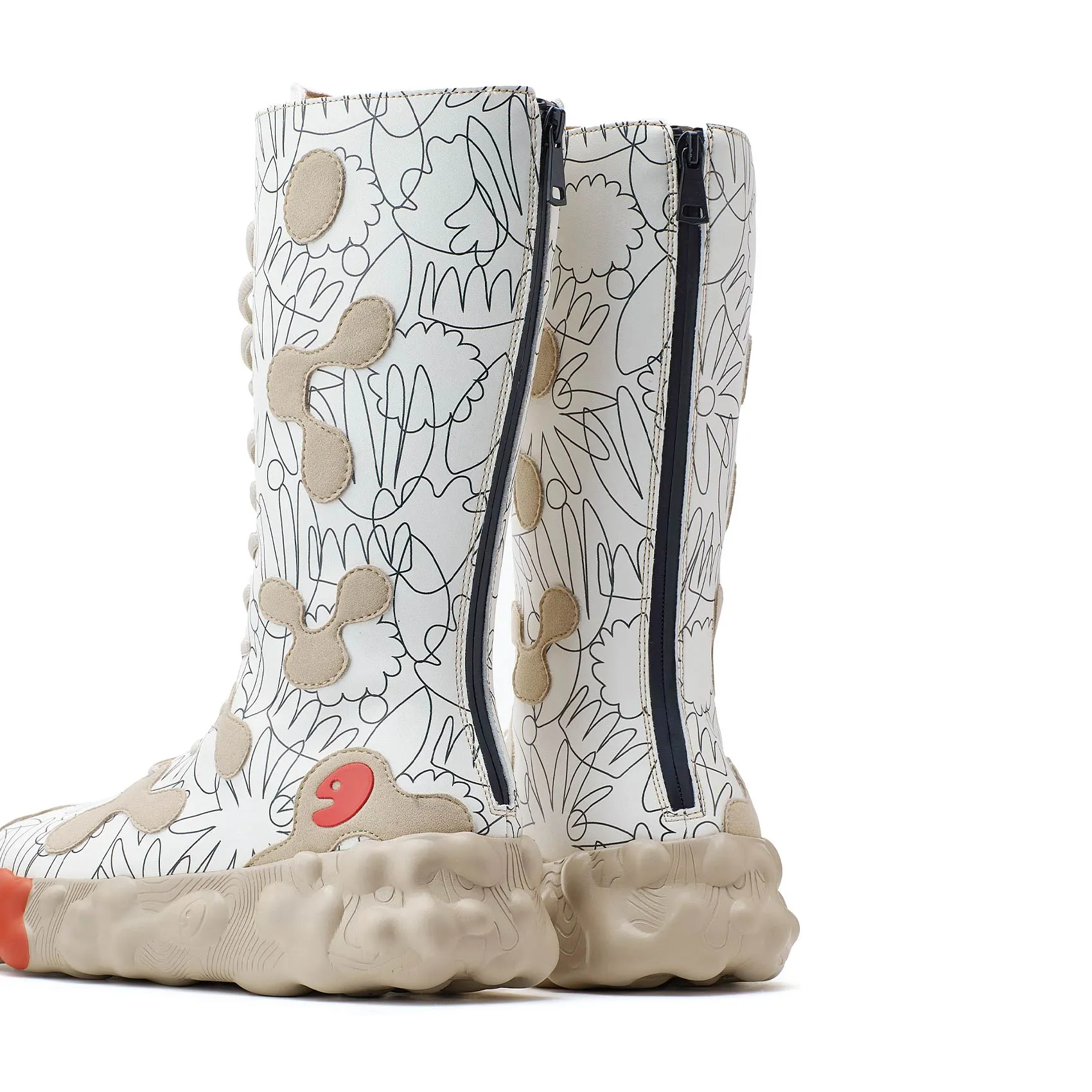 Hand-painted Leaves 2 Figueras VI Women sold by UIN Footwear product image thumbnail 3