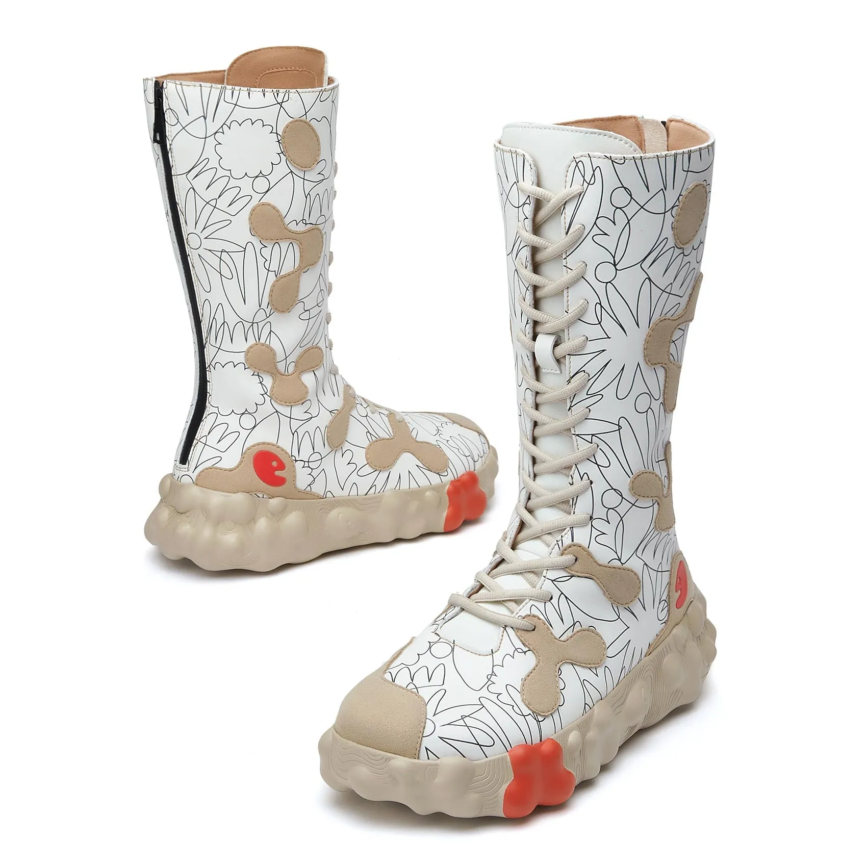Hand-painted Leaves 2 Figueras VI Women sold by UIN Footwear product image thumbnail 5