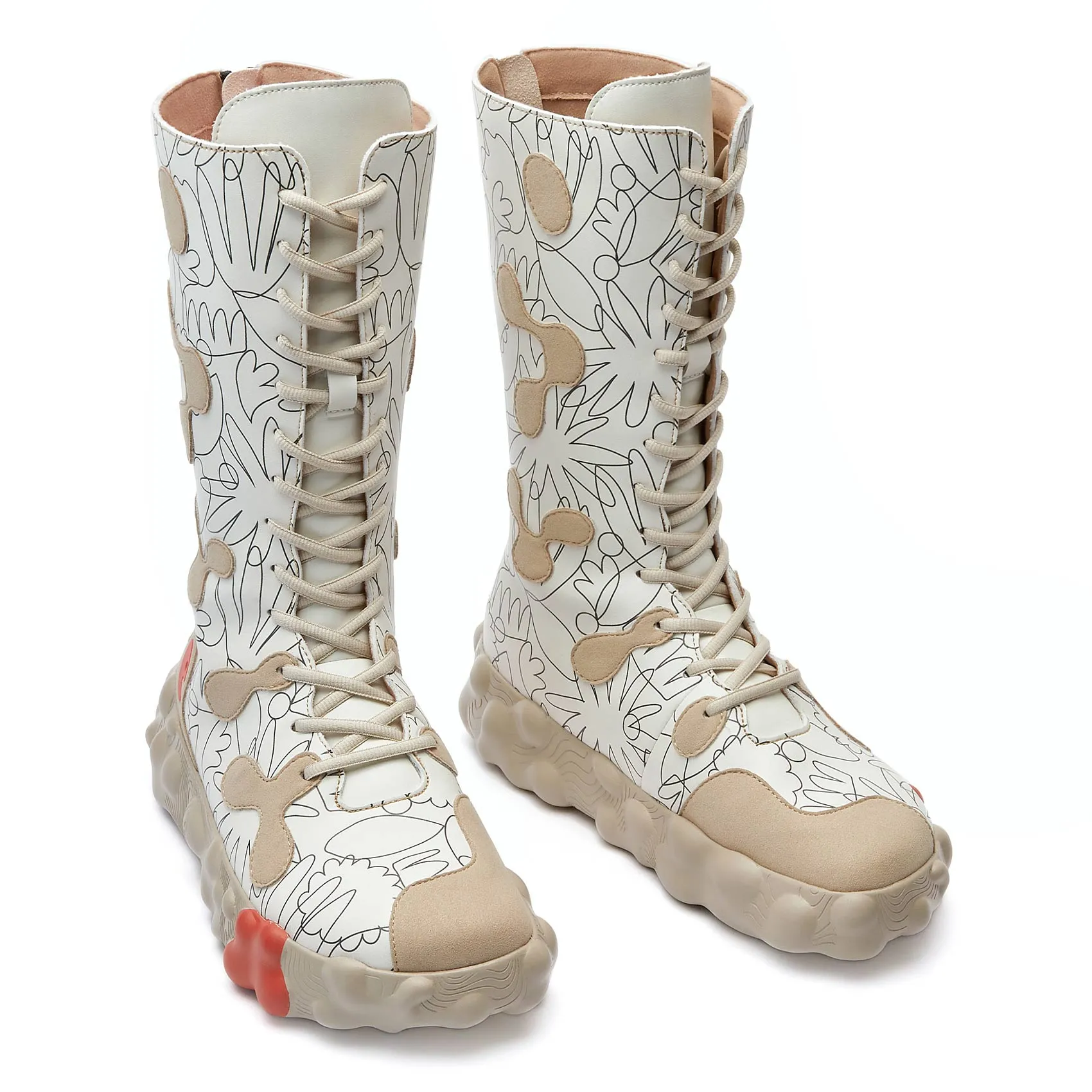 Hand-painted Leaves 2 Figueras VI Women sold by UIN Footwear product image thumbnail 2