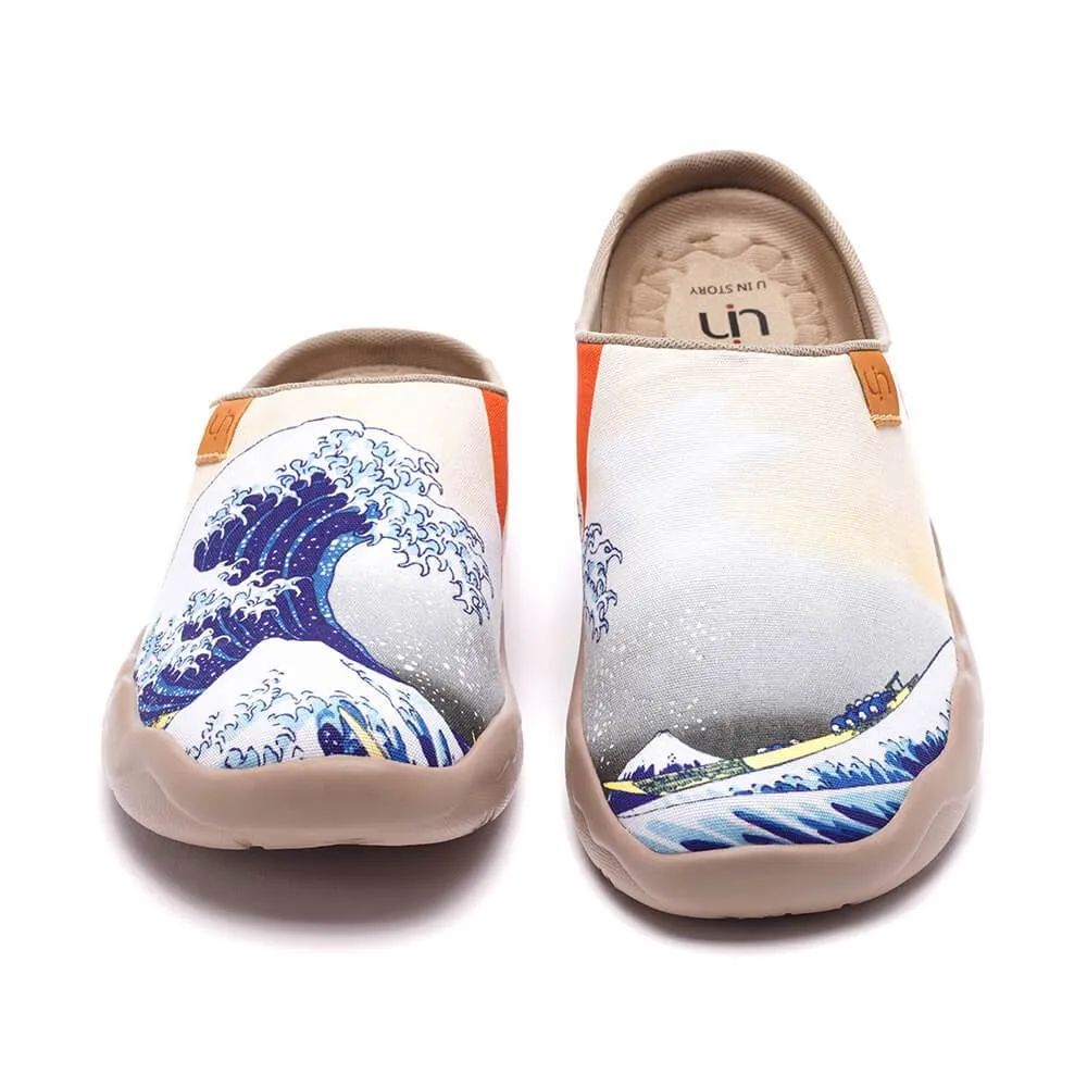 Great Wave off Kanagawa Slipper-US Local Delivery sold by UIN Footwear product image thumbnail 4