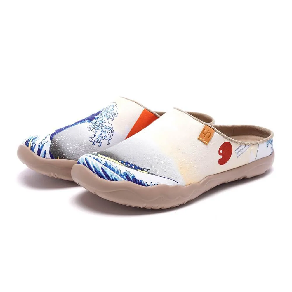 Great Wave off Kanagawa Slipper-US Local Delivery sold by UIN Footwear product image thumbnail 5