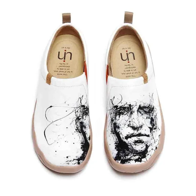 SILENT MAN Art Design Loafers for Men sold by UIN Footwear
